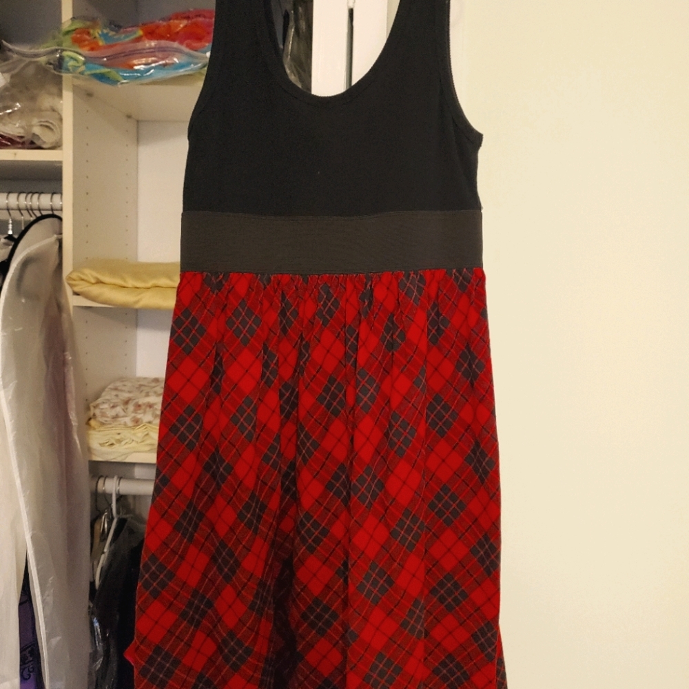 Casual cute plaid dress